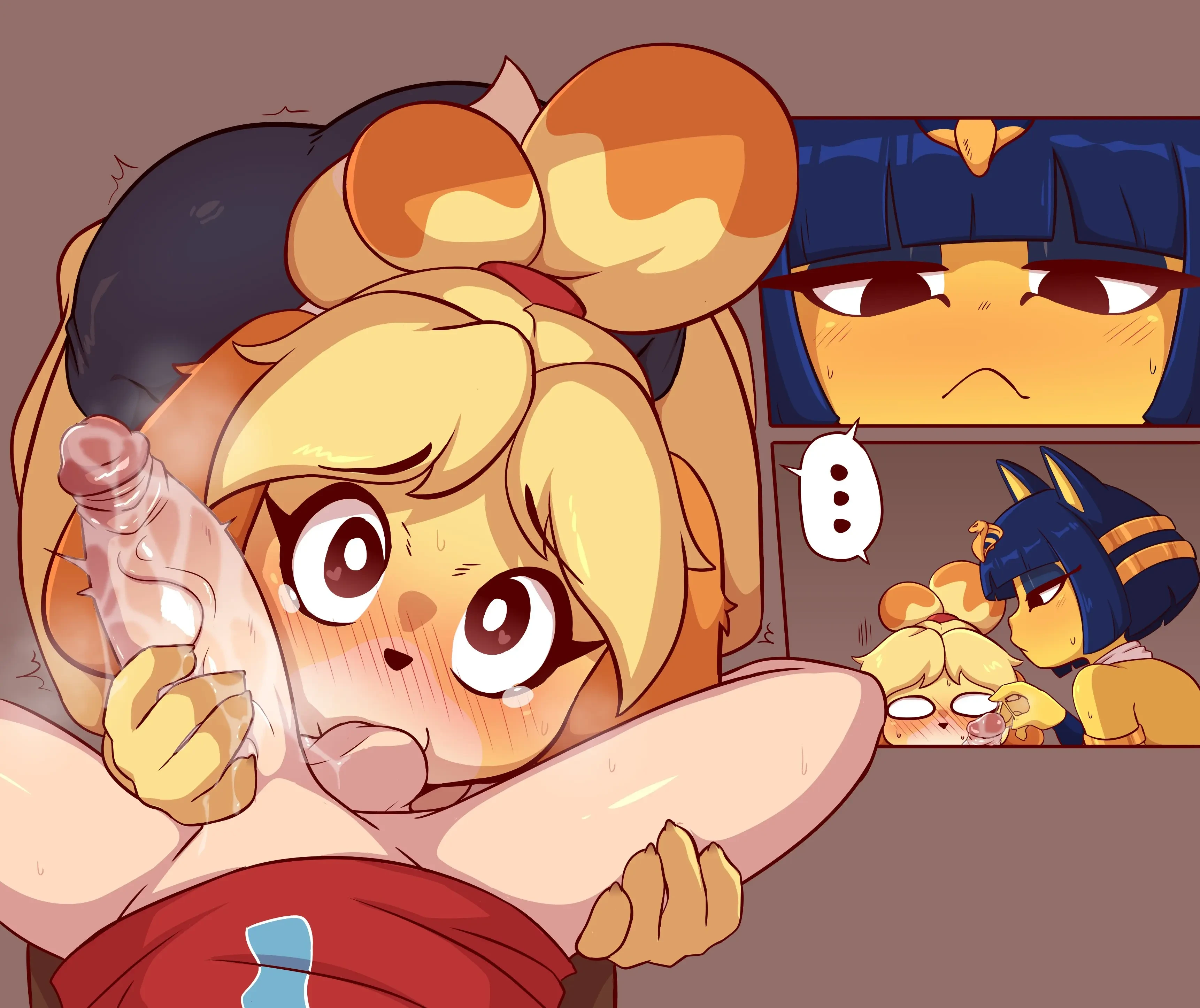 Ankha x Mayor x Isabelle - Prokylan (Animal Crossing) 3