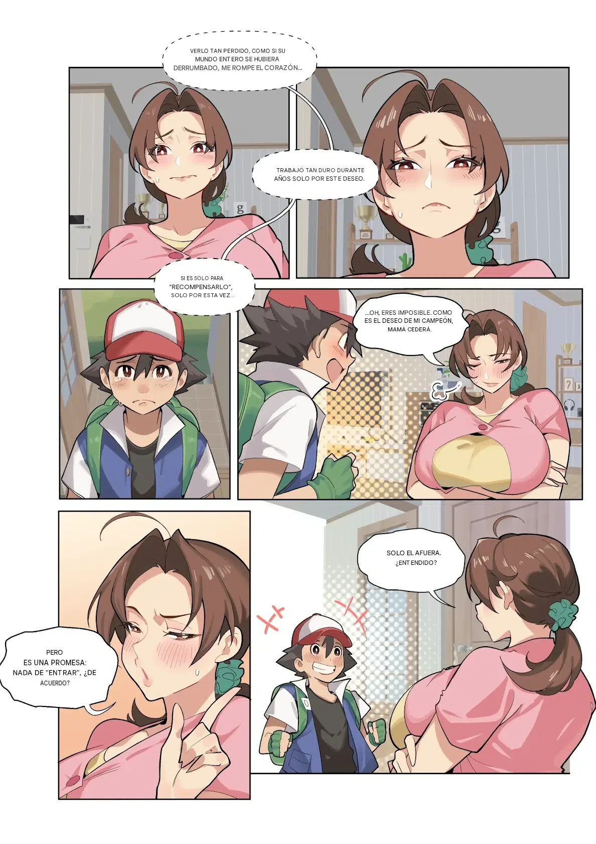 Ash & Delia - MoomooDairy (Pokemon) 3
