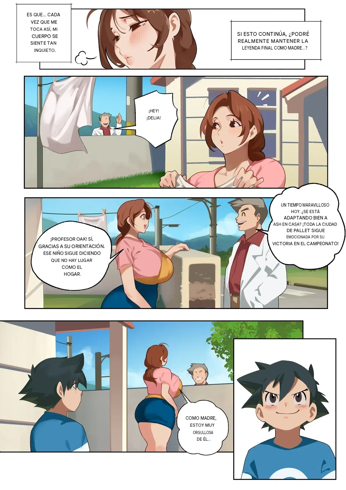 Ash & Delia - MoomooDairy (Pokemon) 22