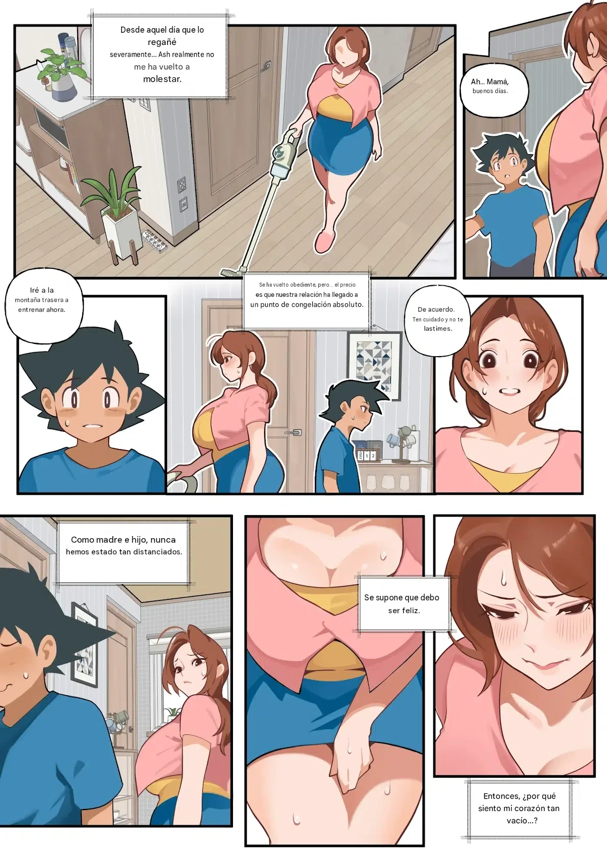 Ash & Delia - MoomooDairy (Pokemon) 28