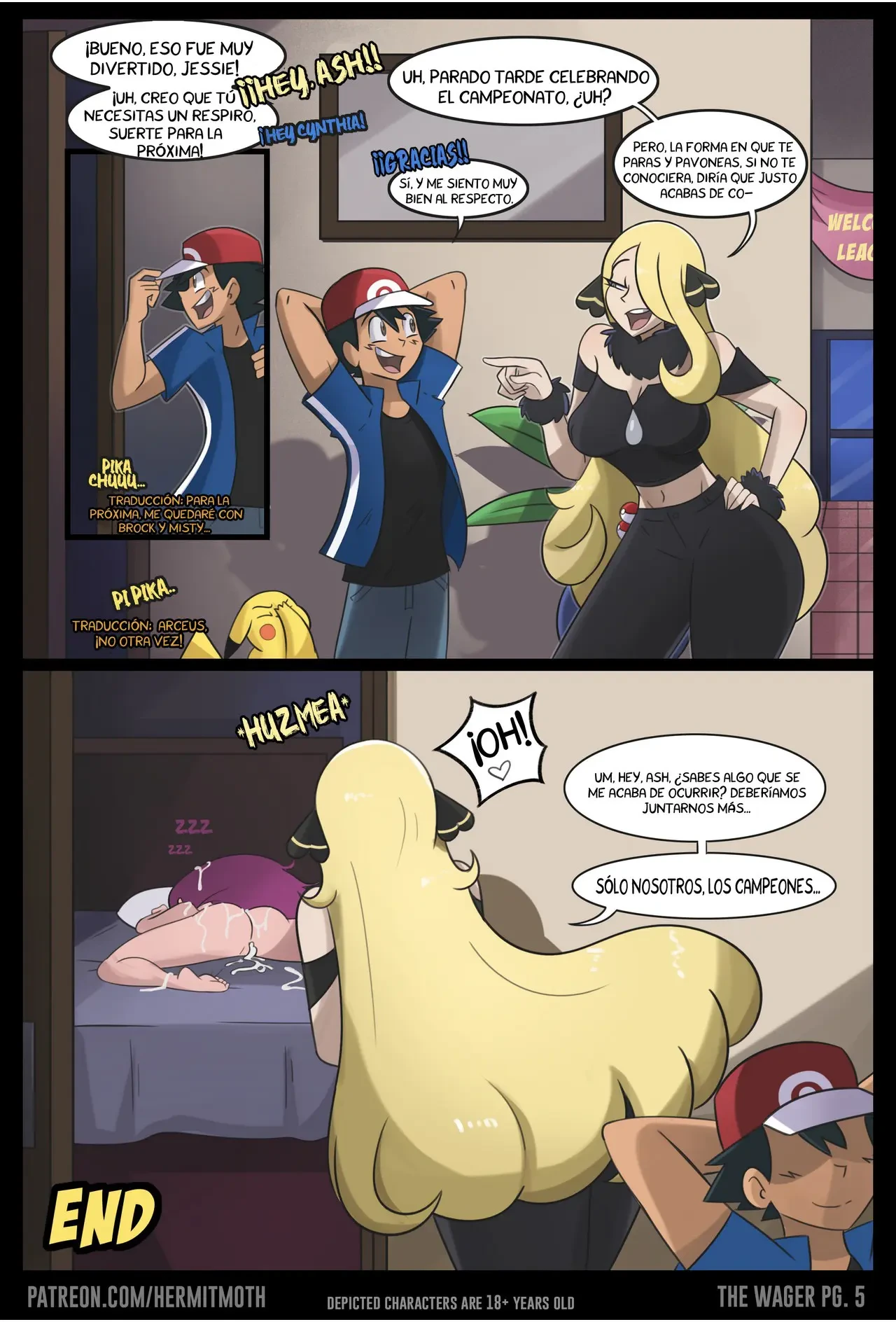 Ash And Jessie Make A Wager - Hermit Moth (Pokemon) 5
