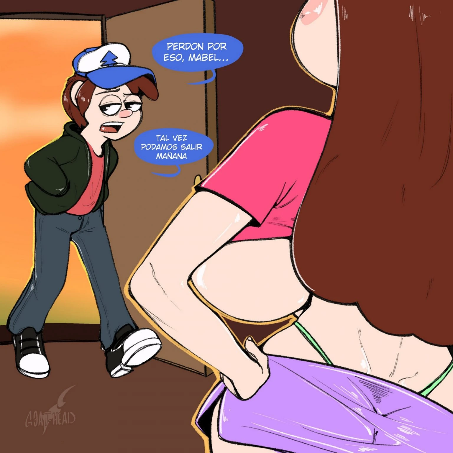 Dippers distraction (Gravity Falls) 10