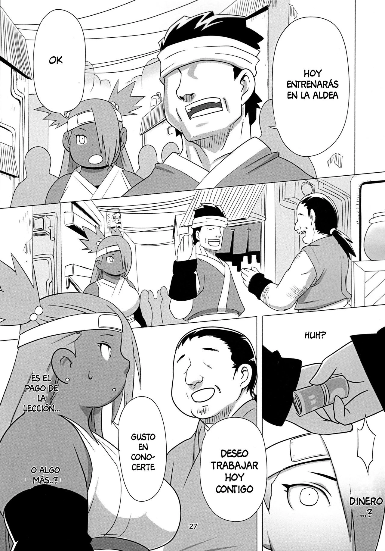 El entrenamiento de Chouchou (Naruto) 4