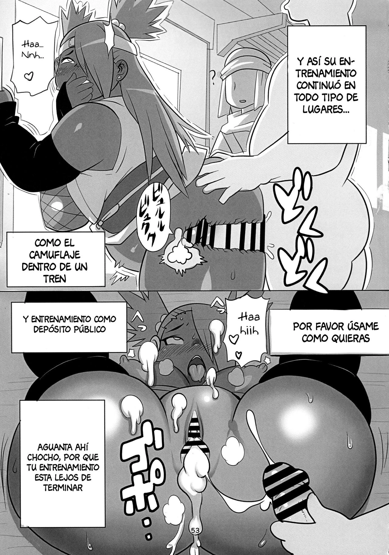 El entrenamiento de Chouchou (Naruto) 30