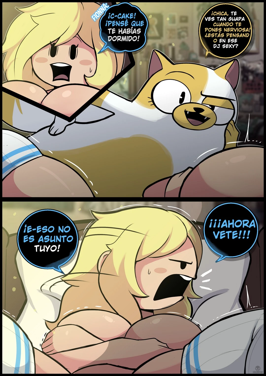 Fionna and Cake in Helping Hand – LordFink (Hora De Aventura) 3
