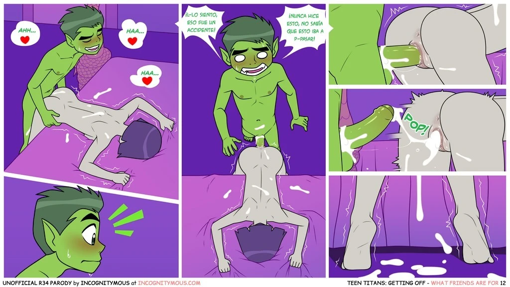 Getting Off (Teen Titans) 12