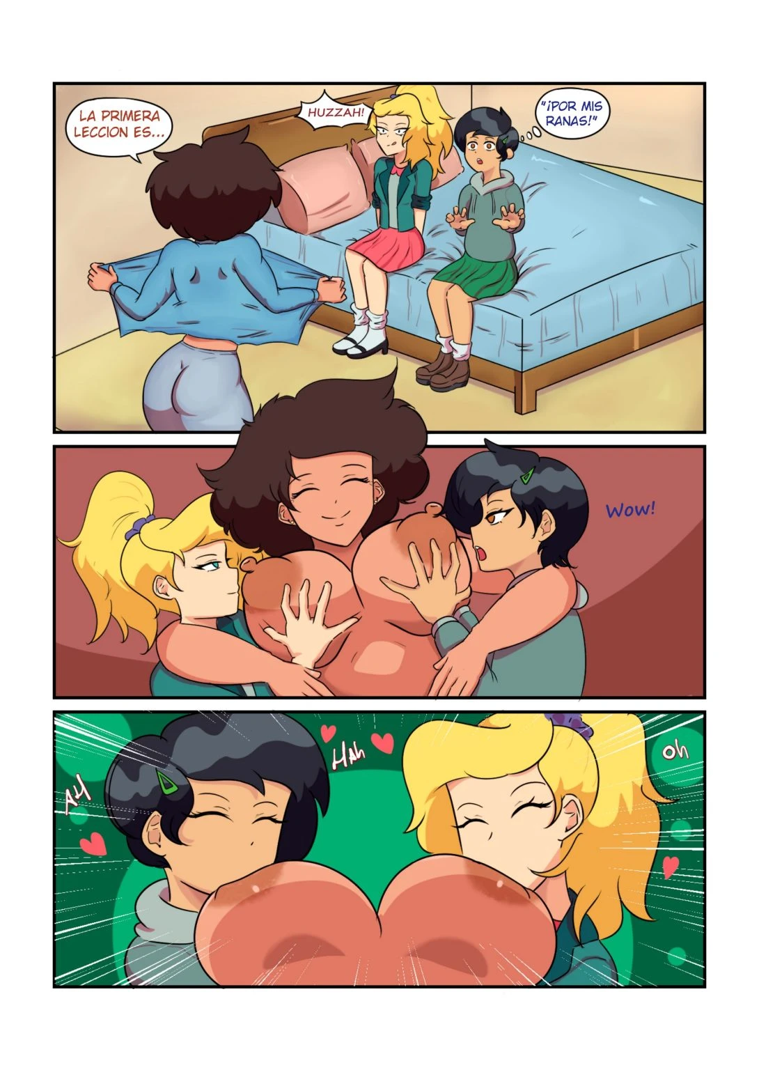 Lecciones de Tailandes con la Sra. Boonchuy con Sasha y Marcy (Amphibia) 2