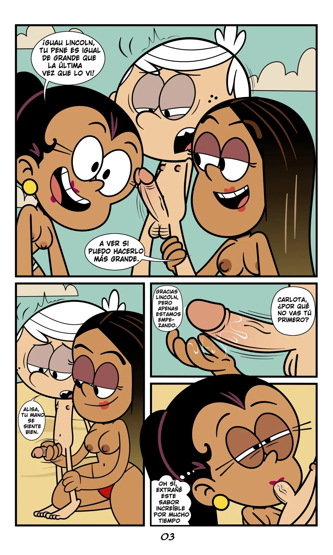 Lincoln X Carlota X Alisa - Taki8Hiro (The Loud House) 3