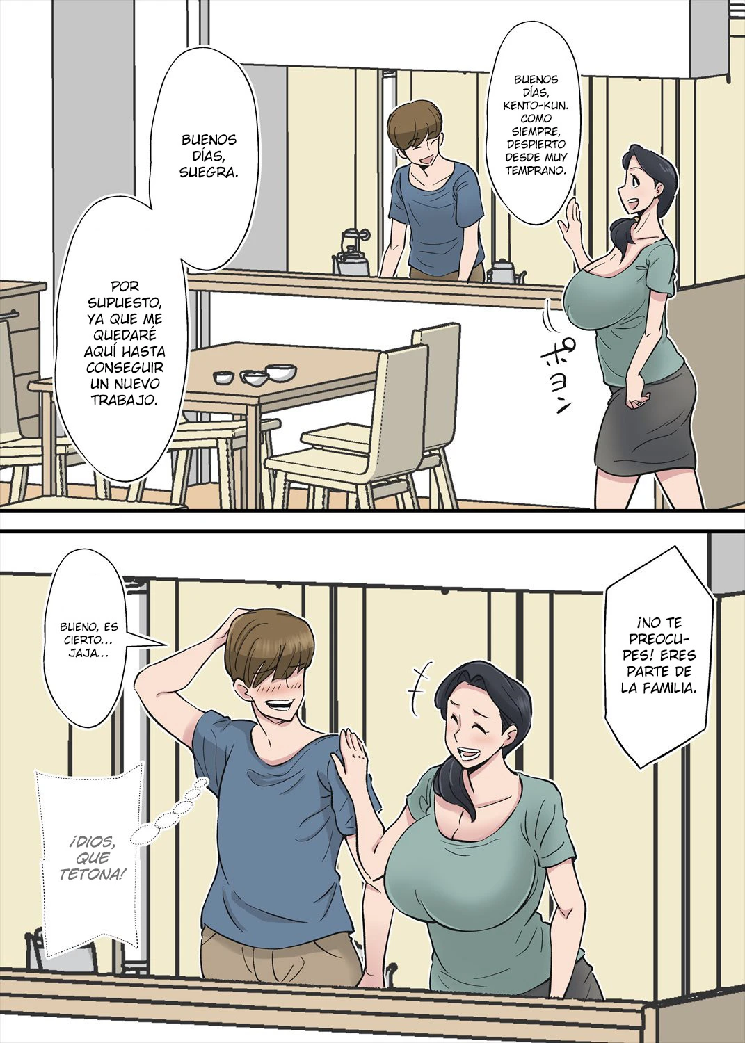 Quiero ponerle los cuernos a mi esposa con mi suegra de grandes pechos 2