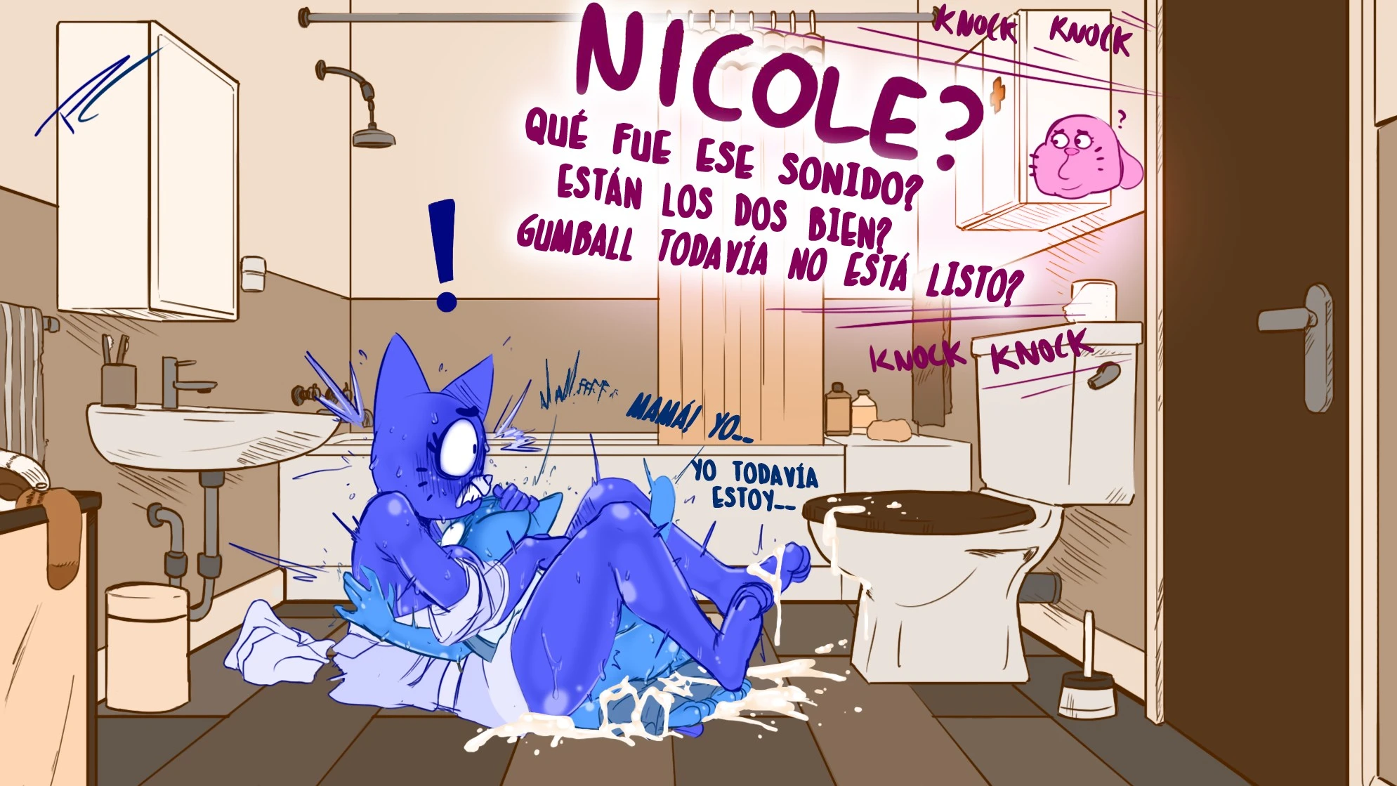 The Amazing Drain Of Cumballs (Gumball) 14