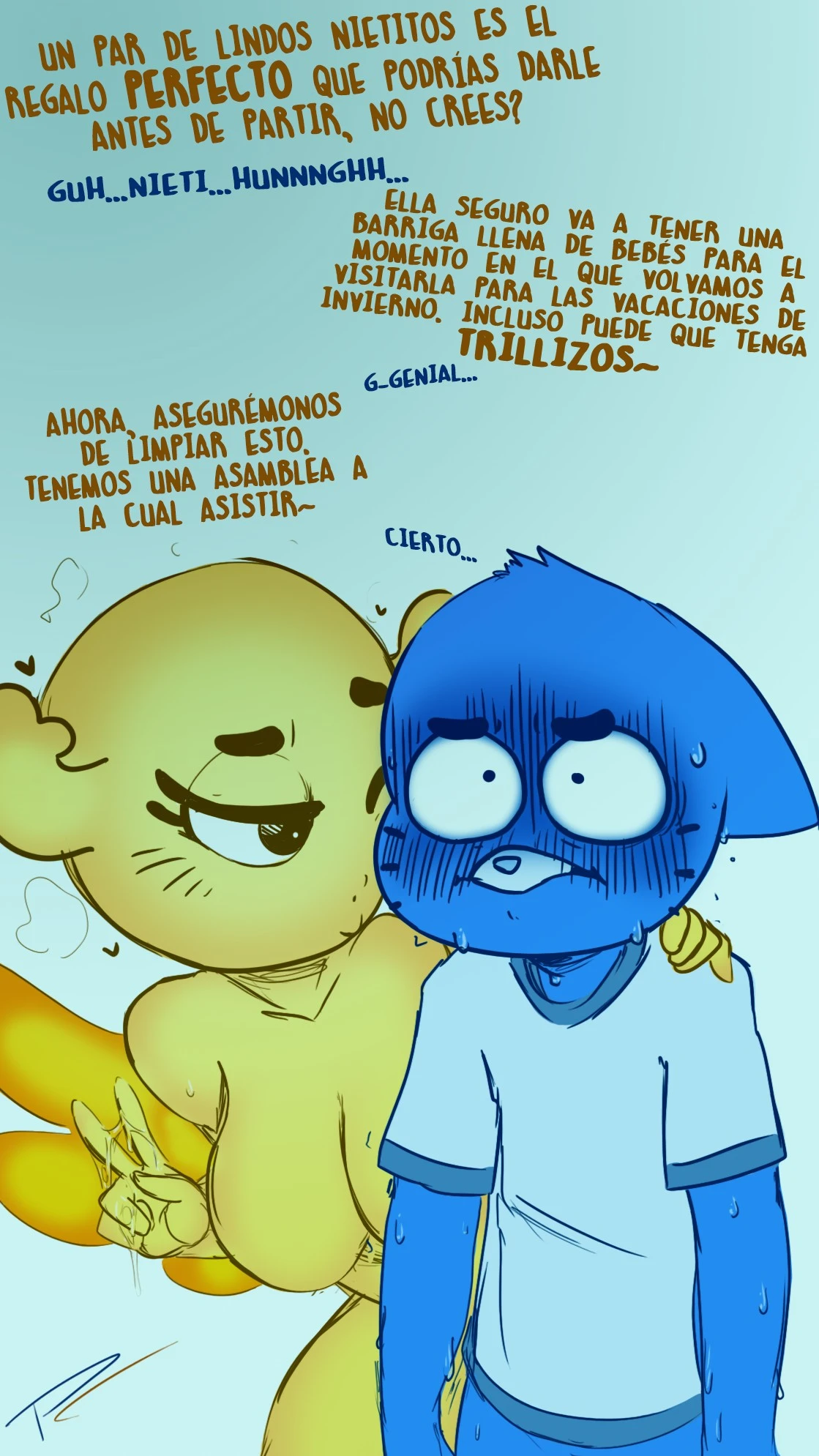 The Amazing Drain Of Cumballs (Gumball) 44