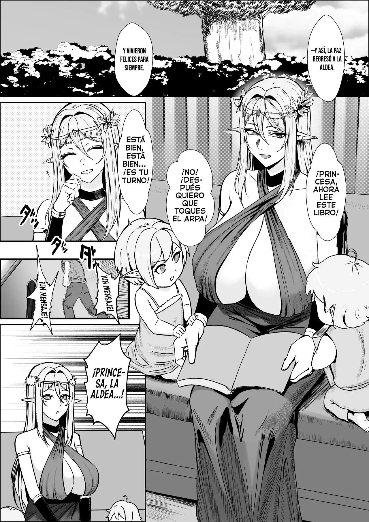 Torawareta Elf Touzen Seidorei no Kei | La elfa cautiva a ser una esclava sexual 2