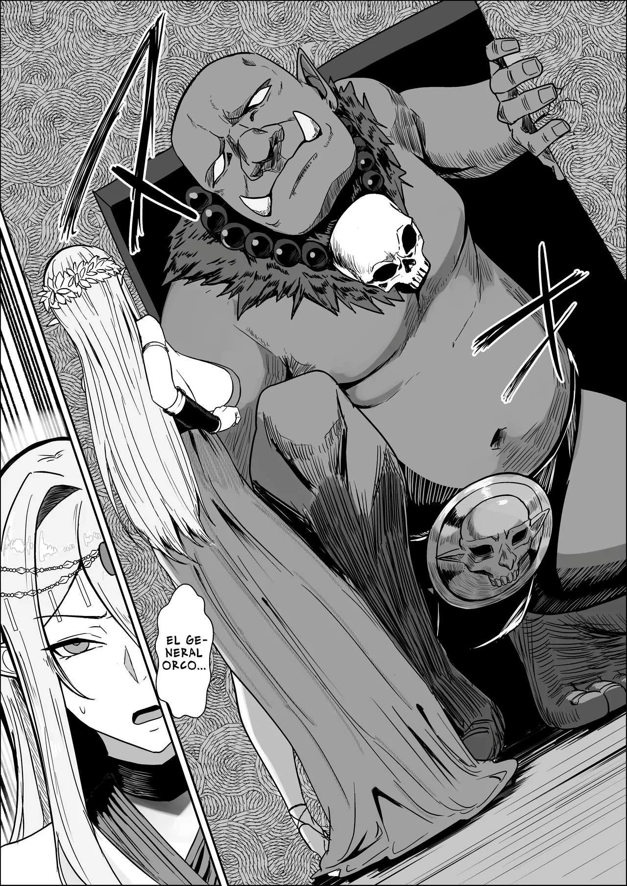 Torawareta Elf Touzen Seidorei no Kei | La elfa cautiva a ser una esclava sexual 7